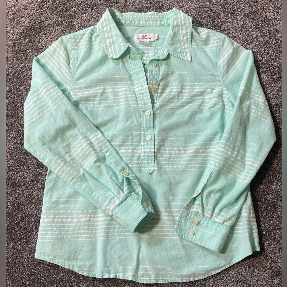 Vineyard Vines half button down.